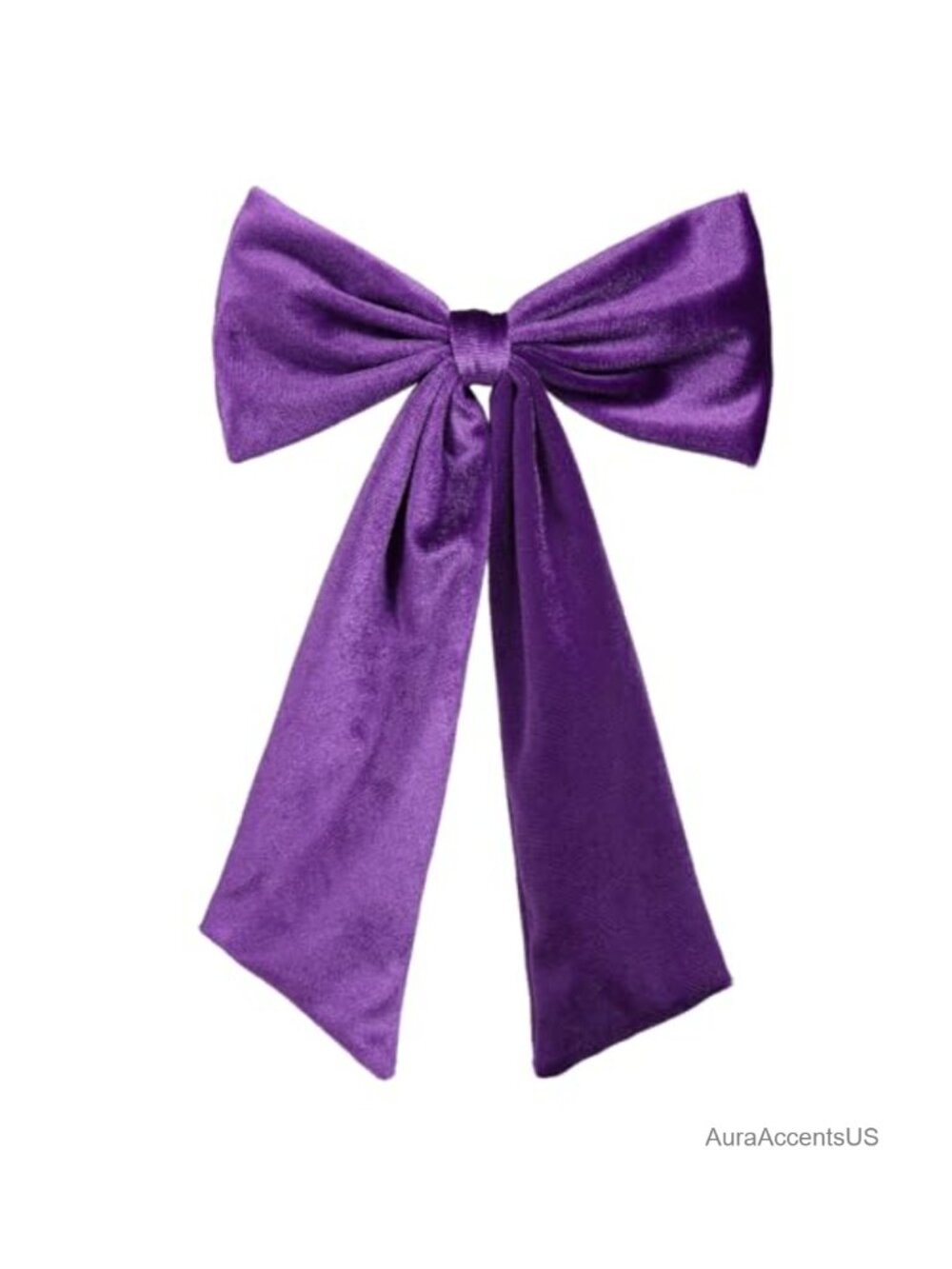 Velvet Hair Bow Clip Classic Bowknot Barrette Ponytail Holder Accessory